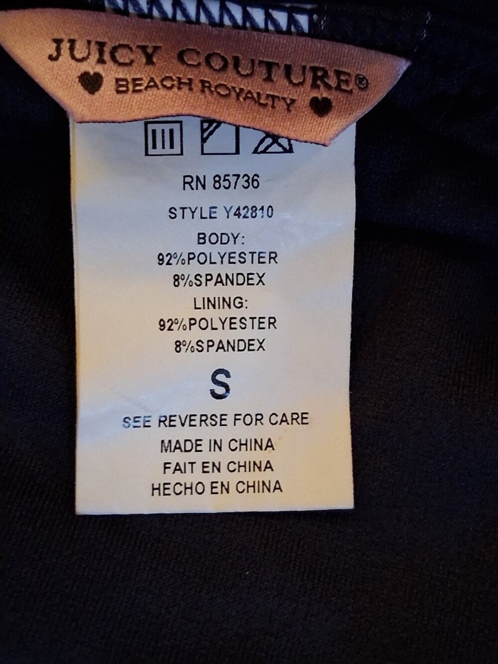 Juicy Couture Plisse Pleated Skirted Bikini XL/L Top Small Bottom - Picture 10 of 10